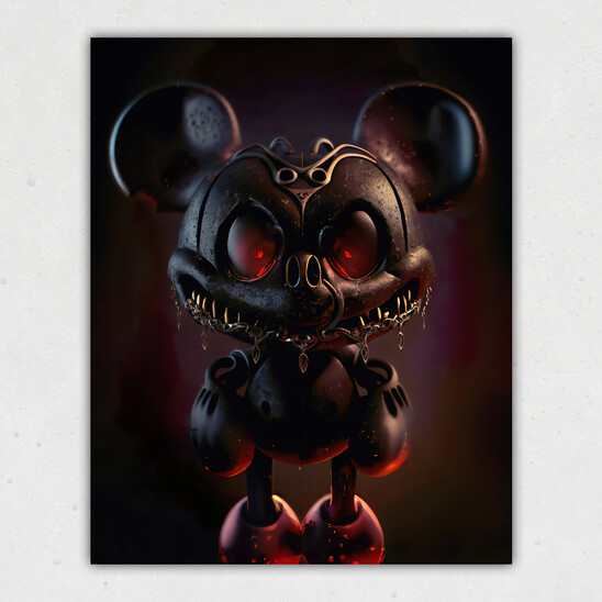 Mickey's Dark Side Print