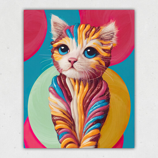 Really Sweet Cat Print