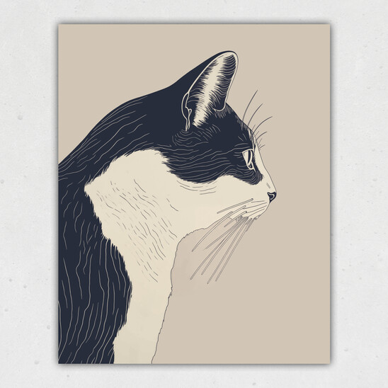 Icha the Cat Print
