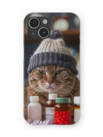 Cats in Hats: Doctor Pill (Mad Justin) iPhone Case