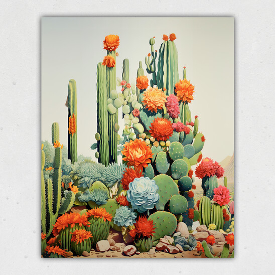 High Desert Cactus Print