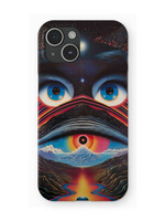 Vintage AI Penguin Overlord iPhone Case