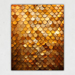 Golden Scales Print