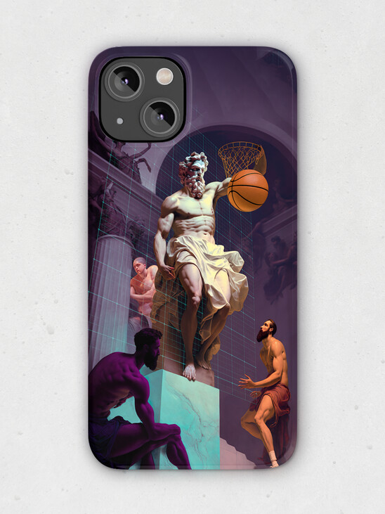 Basketball Deity iPhone Case