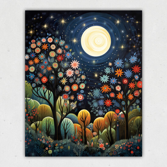 Moon Garden Print
