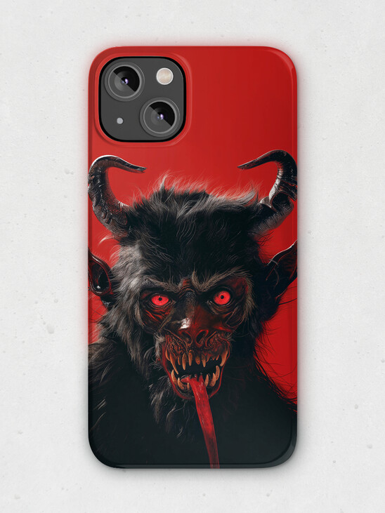 Satanic Beast iPhone Case