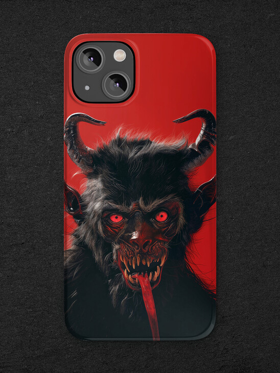 Satanic Beast iPhone Case