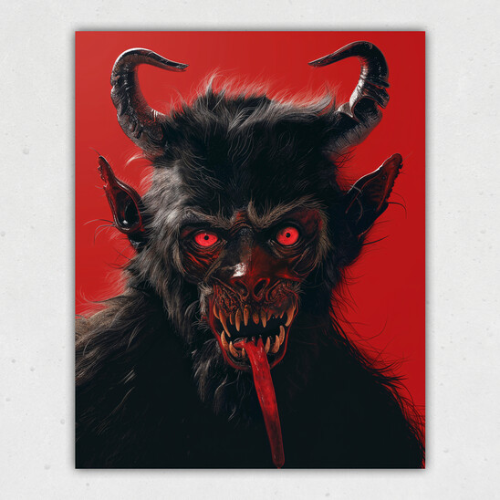 Satanic Beast Print