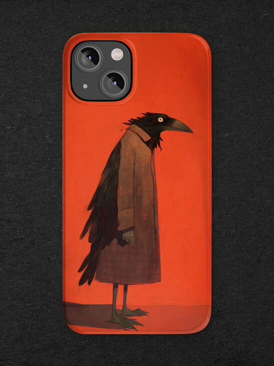 Peculiar Raven iPhone Case