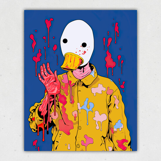 Bloody Duck Print