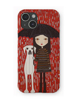 BFF | Dog Under Umbrella iPhone Case
