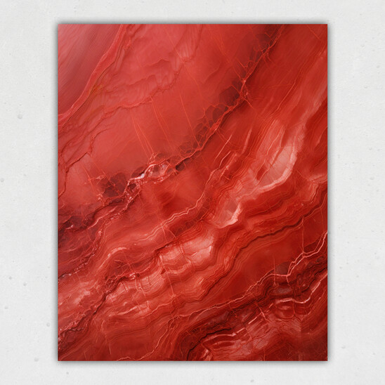 Red Marble Sasso Rosso Print