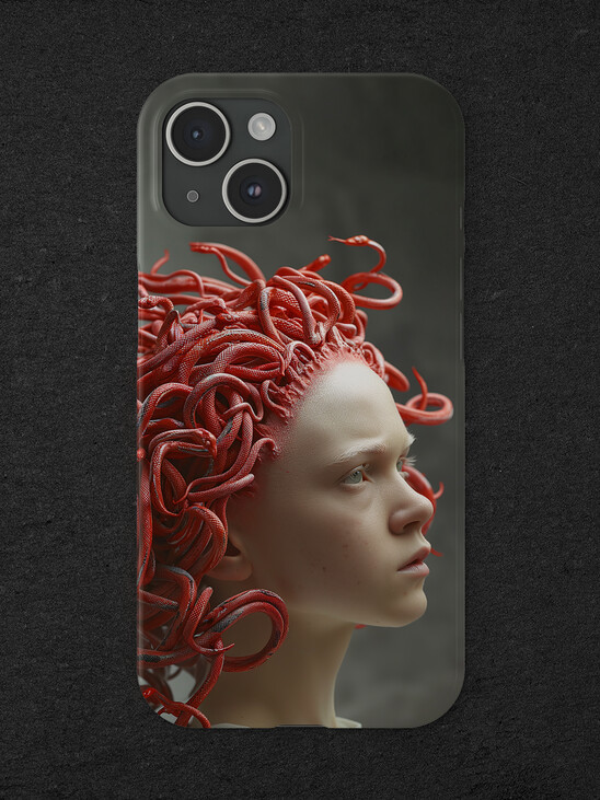 Albino Medusa iPhone Case