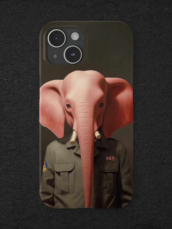 Pink Elephant Safari iPhone Case