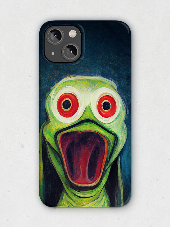 Kermit the Frog's Nightmare iPhone Case