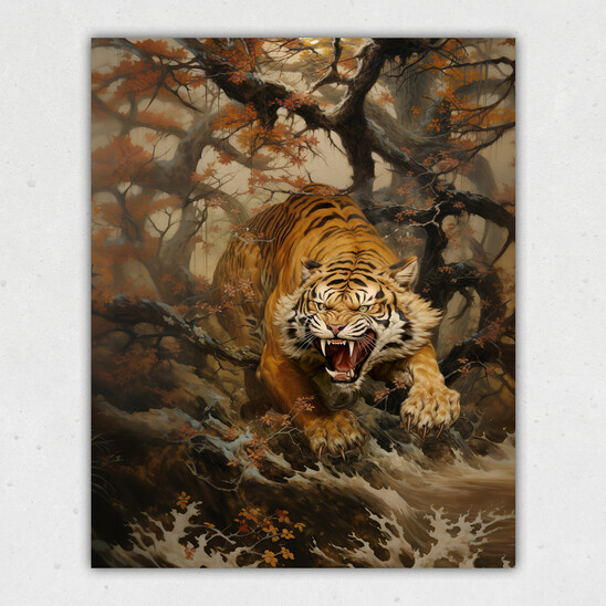 Tiger Myth Print