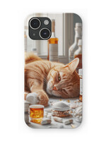 Doctor Pill (Tired Toby tha Cat) iPhone Case